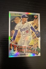 2024 Bowman Chrome - It Came to the League Yoshinobu Yamamoto #IT-6 (RC)