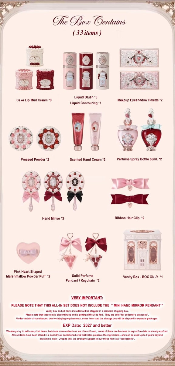 Flower Knows STRAWBERRY CUPID All-in Full Set Makeup Gift Box WITH