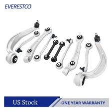 Front Upper Control Arms w/ Ball Joints Stabilizer Links For Audi A4 A5 S4 S5 Q5