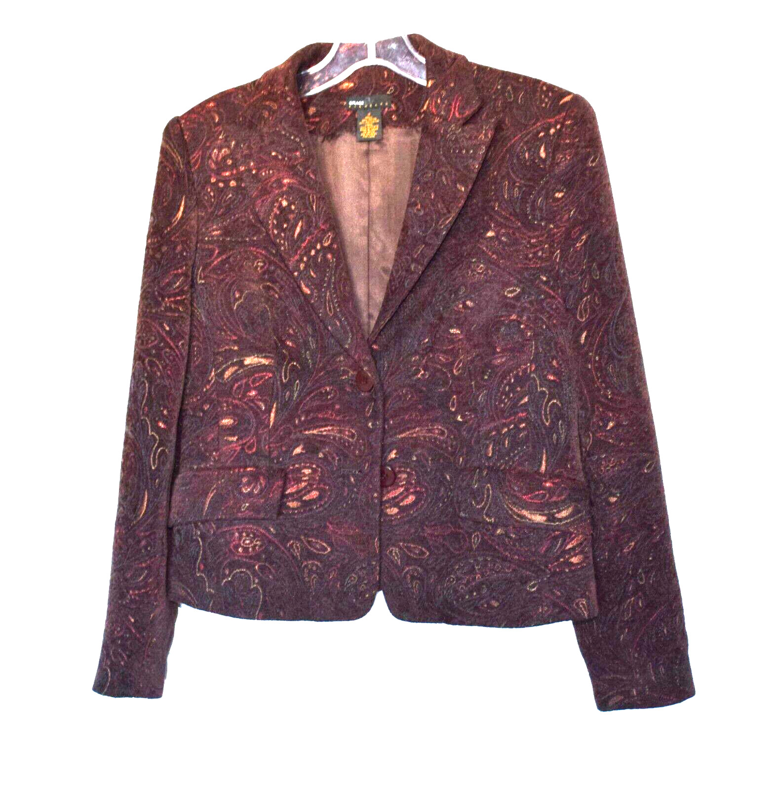 Grace Elements Multicolored Brown Gold Tapestry L… - image 3