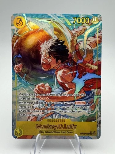 Monkey D. Luffy (Alt Art) OP15-119 SEC Adventure on KAMI's Island ENGLISH OP15