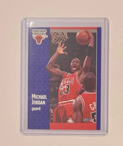 Fleer 1991-92 Michael Jordan #29 Chicago Bulls NBA Basketball Trading Card