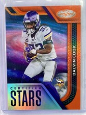 2022 Certified Stars Mirror Orange #CS-15 Dalvin Cook /149 Minnesota Vikings