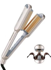 TYMO ROVY Beach Waves Curling Wand Compact Elegant Gold, 1 Inch