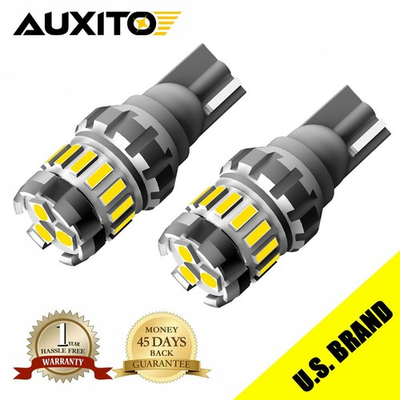 #ad AUXITO T15 LED Reverse Backup Light Bulbs 921 912 6500K 2400LM White Error Free $10.59