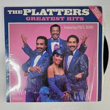 The Platters Greatest Hits LP Record 1986 Jango Music Doo-Wop R B 33 RPM
