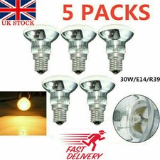 5PCS R39 Lava Lamp Bulb 30W SES E14 Reflector Screw in Spotlight Bulbs  UK