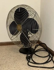 Antique Hunter C-16 Fan - Runs Great, New Cords