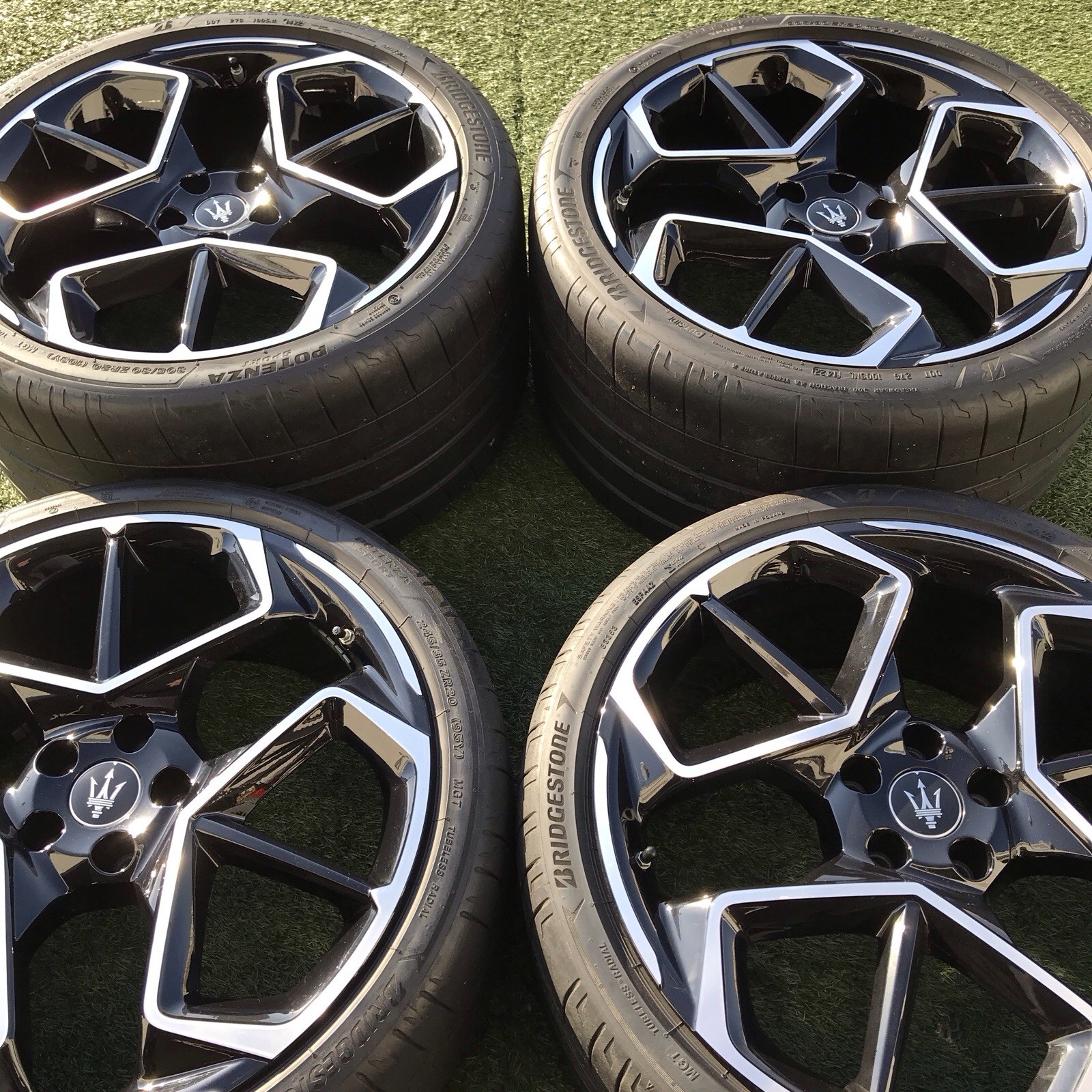 20 MC20 MASERATI RIMS OEM FACTORY WHEELS TIRES TPMS ORIGINAL 670163875