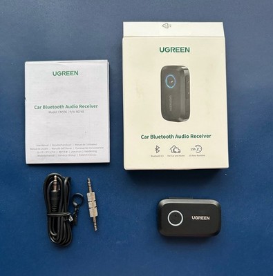 UGREEN Aux Bluetooth Adapter Auto Bluetooth 5.3 Empfänger Freisprechanruf, Stere