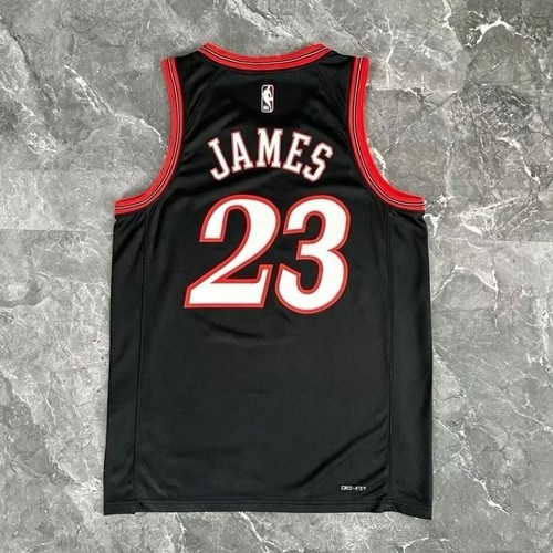 Lebron James #23 Black Adult Men's Embroidered Jersey Sizes S-2XL-New