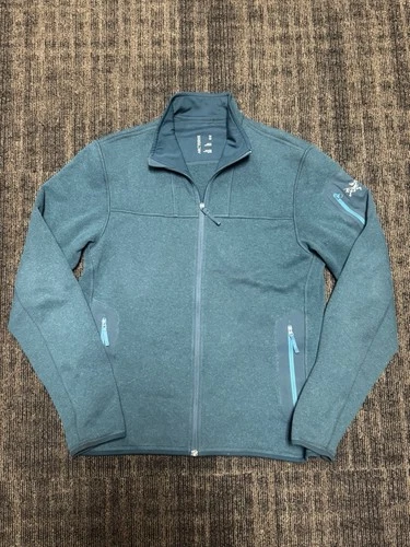 Arc'teryx Men's M Teal Full Zip Fleece Jacket video thumbnail