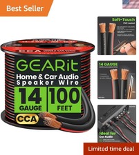 High Quality 14 Gauge Speaker Cable 100ft - Ideal for Custom Audio Installations