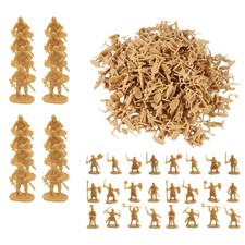 200x Plastic Medieval Soldier Toys Figures Creative DIY Model Toy Gift Age 3 