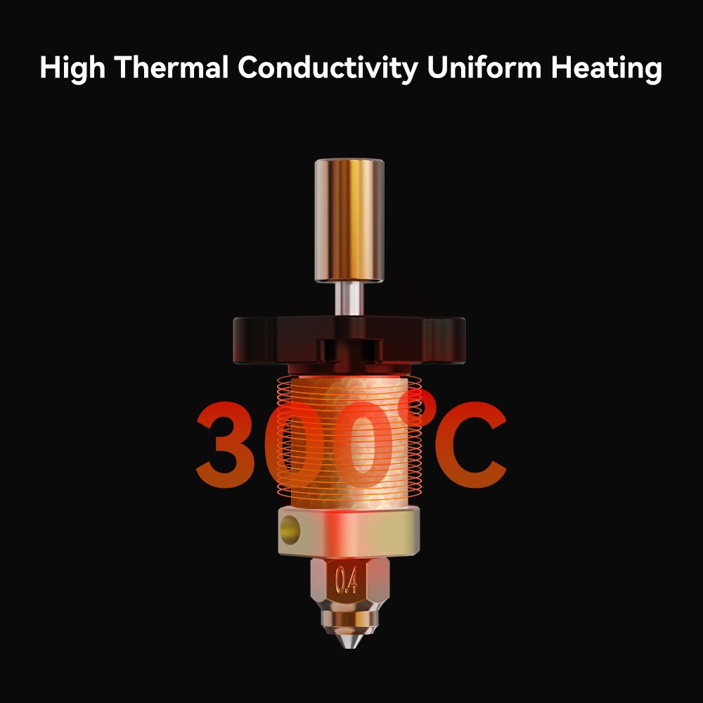 Creality Ceramic Heating Block Kit for Ender-3 V3 KE 3D Printer All-metal Design