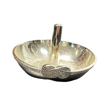 Vera Wang Infinity Ring Holder Trinket Holder Silver Tone Jewelry 