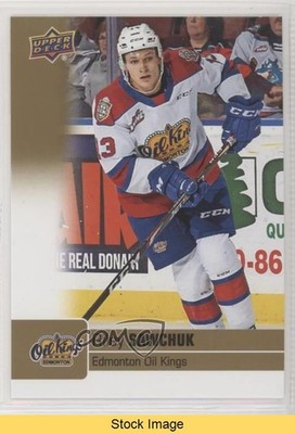 2019-20 Upper Deck CHL Gold Glossy Riley Sawchuk #201 READ o1h