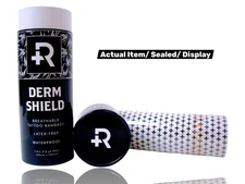 Recovery "Derm Shield" Breathable Tattoo Bandage Roll Latex Free Size 7.9" x 8yd