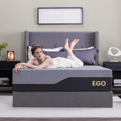 Copper Gel Memory Foam Mattress, 14 Inch Cal King Size Memory Foam Mattress, Cer