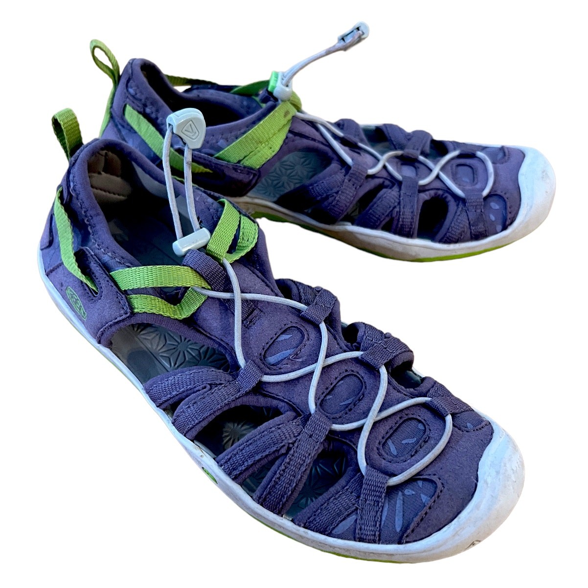 Keen sandali donna taglia 5 Moxie viola e verde scarpa da trekking 1016694