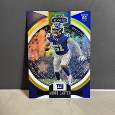 Panini Honors Gold Serial Numbered Rookie Abdul Carter Giants #52 2025 /10