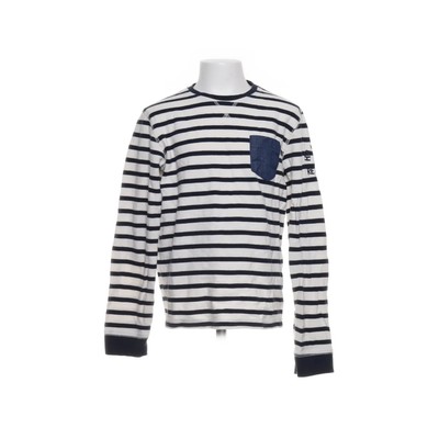 Hampton Republic 27, Langarmshirt, Größe: 134/140, Weiß/Blau, Baumwolle #g0t
