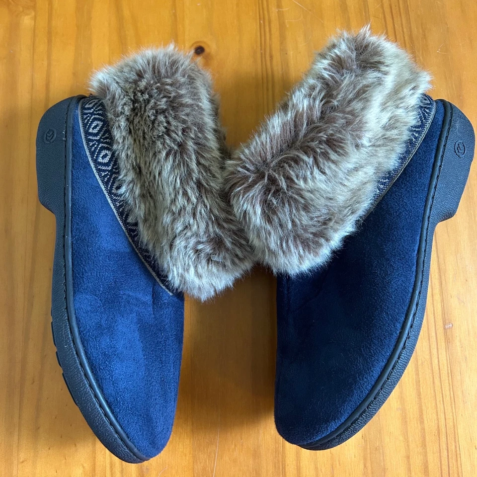 Zapatillas botín mujer Isotoner azul Foto 3 de 4