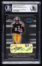 2002 Playoff Honors Rookie Stallions 32/100 Antwaan Randle El #RS-5 Auto 3c7