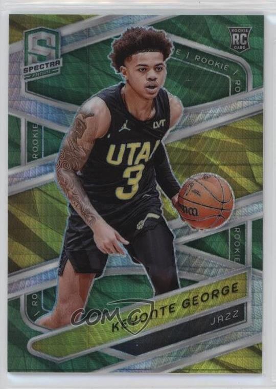 2023 Spectra International Green Prizm 69/75 Keyonte George #135 Rookie RC 07mp