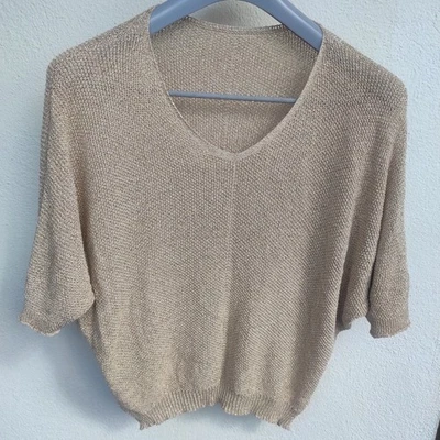 Pull 40-42 doré - Photo 1/2