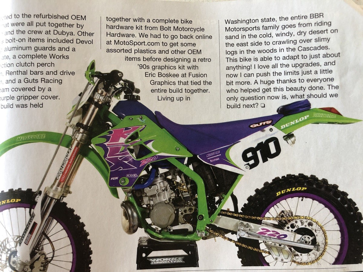 Suspension REBUILD SERVICE KAWASAKI REAR Shock KX KDX KLX 125 200