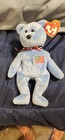 Vintage Ty Blue Beanie Baby "America" 9/11 American Red Cross Disaster Relief — photo 3