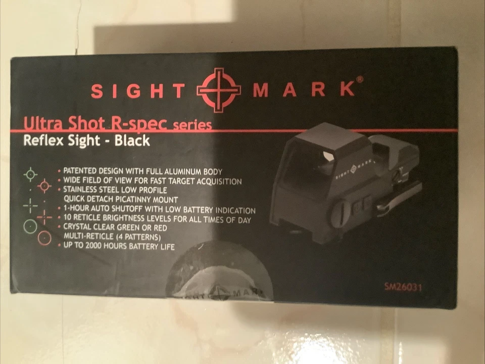Vista Sightmark Ultra Shot R-Spec Reflex verde/rojo 4 patrones de retícula SM26031 Foto 3 de 4