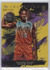 2021-22 Topps Inception OTE Overtime Elite Yellow 2/150 Davion Mace #28 1fr3