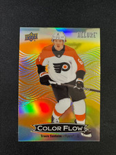 2024-25 Upper Deck Allure Color Flow Orange-Yellow Travis Sanheim #CFL-55