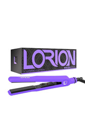 LORION Salon Grade 1.25" Diamond Chrome Flat Iron Purple