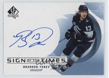 2024-25 SP Authentic Sign of the Times Brandon Tanev #SOTT-BT Auto 19n6