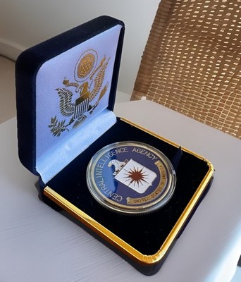 Central Intelligence Agency (CIA) Special Agent Challenge Coin with Velvet Case