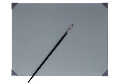 New Wave POSH Glass Artist Palette | Neutral Grey, 12 12'' x 16'' x 0.1'', Gray 