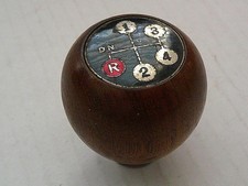 Vtg 4-speed Wood Gear Shift Shifter Knob 2