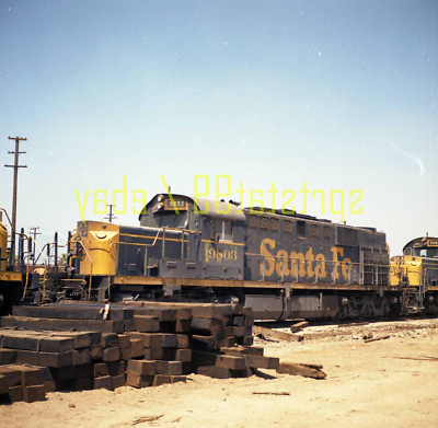 ATSF Santa Fe Alco RSD15 Locomotive #9803 - Color Railroad Negative ...