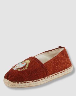 $855 Chufy Women's Brown Capybara Leather Espadrille Flat Shoes Size EU 38/  US
