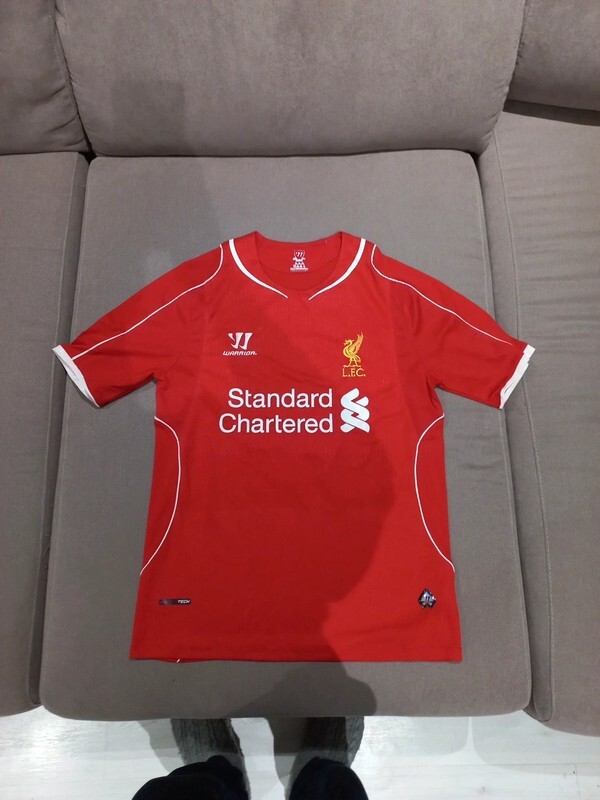 Liverpool 2014 2015 warrior football shirt soccer jersey S wstm400