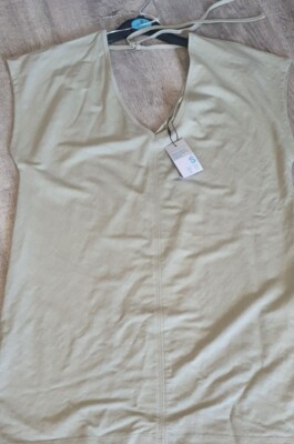 Ladies Primark Loose Fit V-Neck Short Sleeve Blouse Size S New