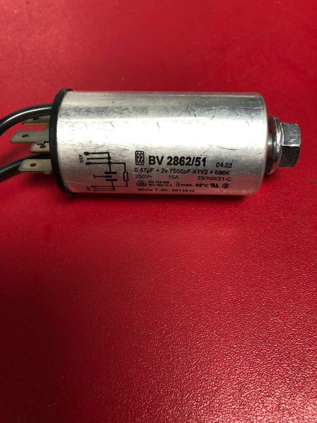 Miele Dishwasher Capacitor 5013830 eBay