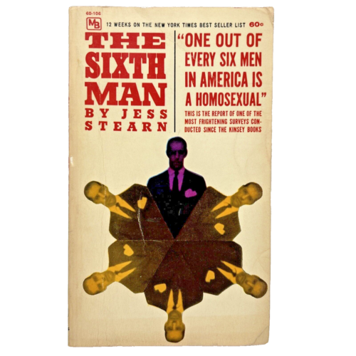 The Sixth Man Jess Stearn McFadden 60-106 Paperback Book Vintage Gay Lit - Picture 1 of 9