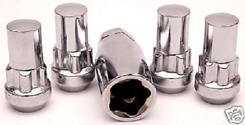 4-Pack Black Custom Wheel Locks – Fits GMC Trucks 1988–2023, 14x1.50 Thread – #20905LBK