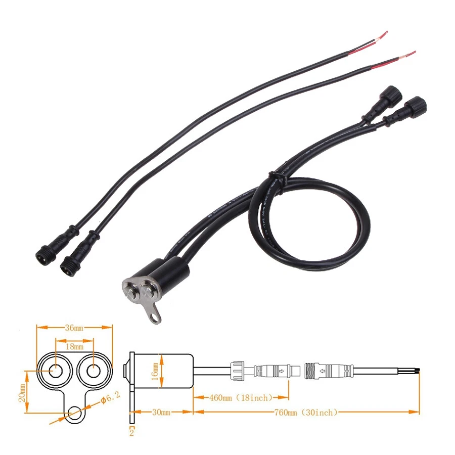 Aluminum Alloy Motorcycle Handlebar Self-return Reset Switch Horn Engine Start - Image 2 of 4