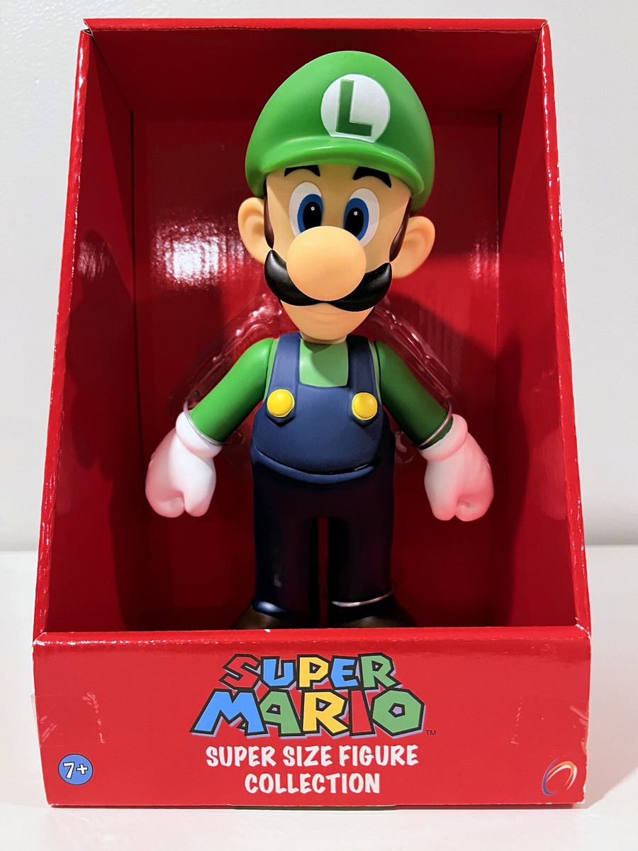 Super Mario Bros. LUIGI 9 inch Super Size Figure Collection