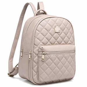 mochila beige mujer